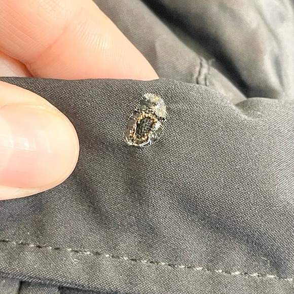 Post Card black Hooded Coat Italian Double Zipper Puffer Jacket Size 4 - Picture 8 of 16